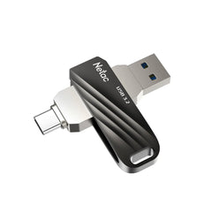 Netac US11 3.2 Dual Drive Metal Type-C OTG USB 128GB