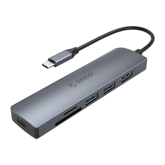 Buy ORICO MC-U601P 6 in 1 Multi-Functional Hub - Gray from Vmart in Pakistan