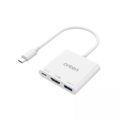 Onten 9175A Type-C to HDMI Video Converter - White