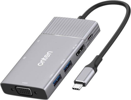Buy Onten 95113 Type C 7 in 1 Multifunction Adapter from Vmart in Pakistan