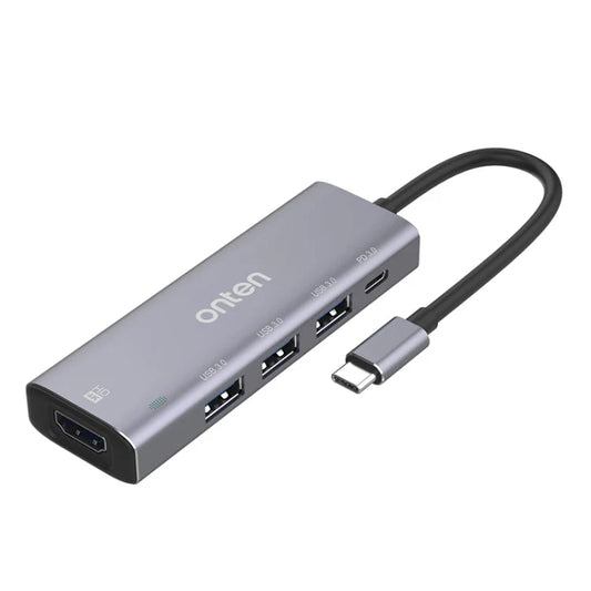 Buy Onten 95123 5 In 1 Type C MultiFunction Dock Station from Vmart in Pakistan