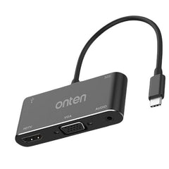 Onten 9573S 5-In-1 Type-C To 4K HDMI / VGA