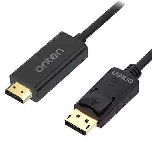 Buy Onten DP303 DisplayPort Male to HDMI Male 4K Cable 3m from Vmart in Pakistan