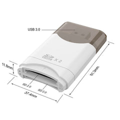 Onten KSSC3 USB 3.2 Gen1 Dual SD Card Reader