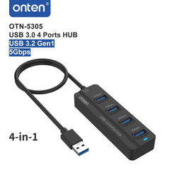 Onten OTN-5305 4 in 1 USB 3.0 4-Port Hub