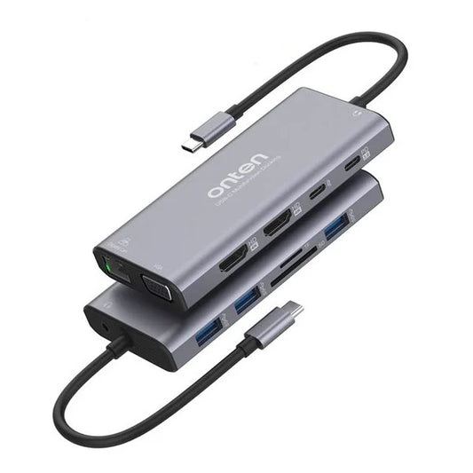 Buy Onten OTN-UC601 12 in 1 Type-C Multi Function Dock from Vmart in Pakistan