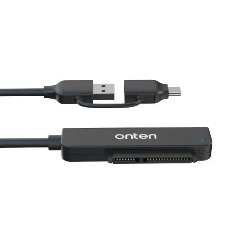 Onten UCA311 2 In 2 USB-C &amp; USB 3.0 to SATA Adapter