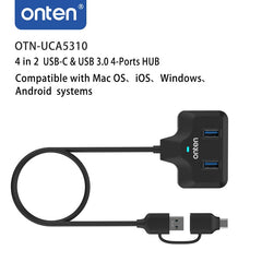 Onten UCA5310 USB 3.1 Gen1 5G Hub