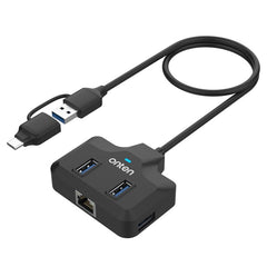 Onten UCA5311 USB 3.1 Gen1 5G Hub with Ethernet Card