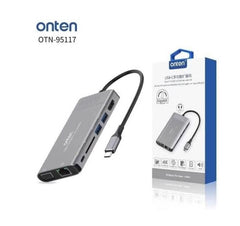 Buy Onten 95117 Type-C Multi Function Dock Station Vmart in Pakistan