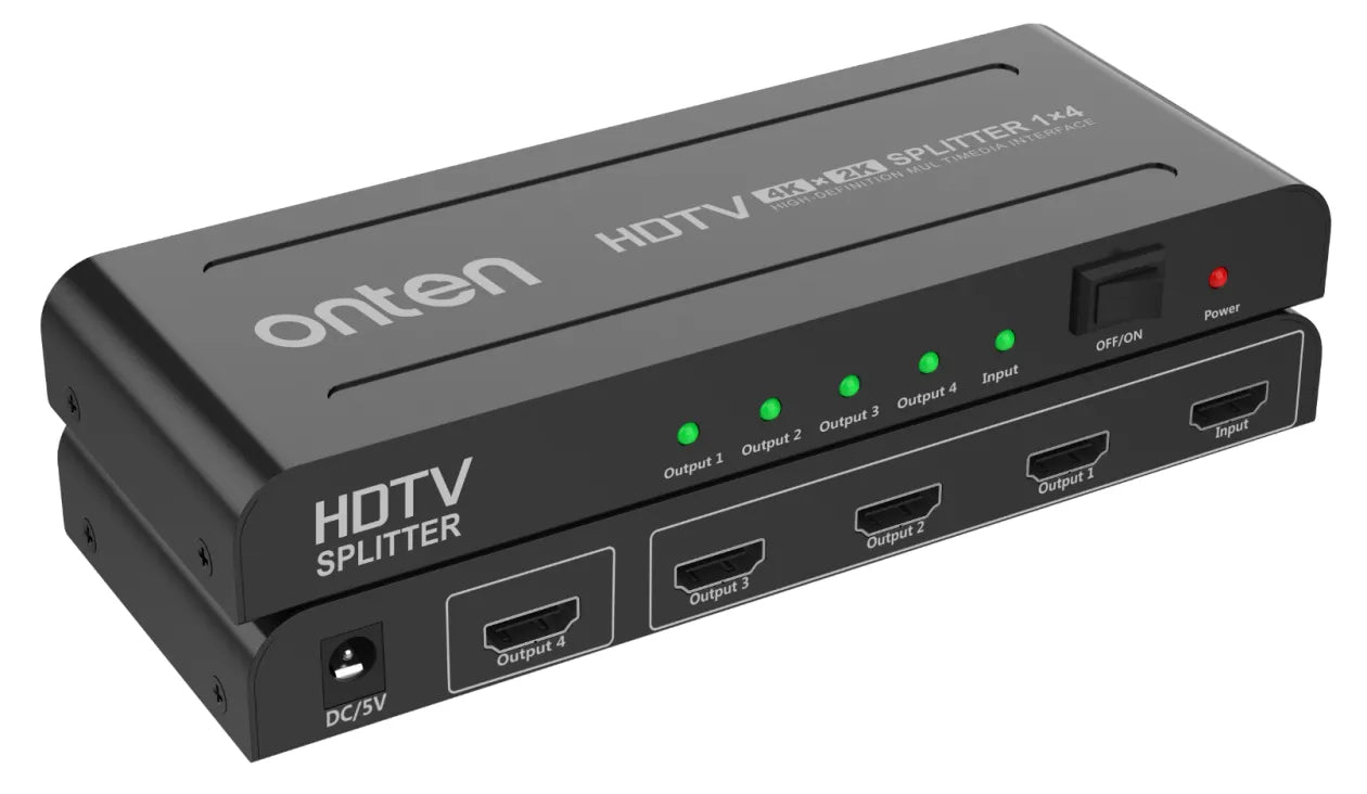 Buy Onten OTN-CS144S 1×4 HDMI Splitter from Vmart in Pakistan