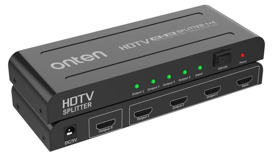 Buy Onten OTN-CS144S 1×4 HDMI Splitter from Vmart in Pakistan
