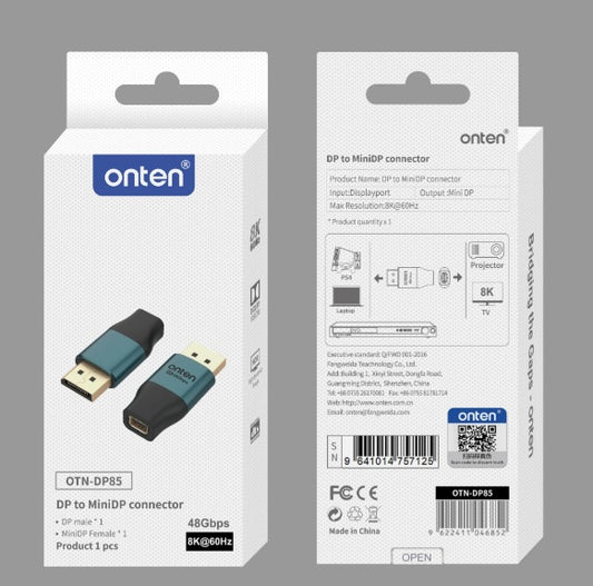 Buy Onten OTN-DP85 DisplayPort to Mini DisplayPort Adapter from Vmart in Pakistan