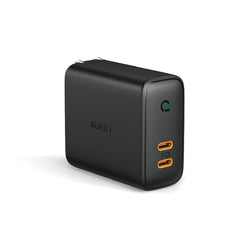 Aukey Dual-Port 36W PD Wall Charger with Dynamic Detect