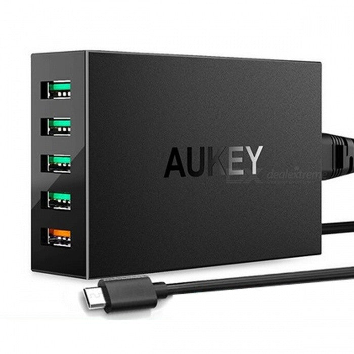 Aukey 5-Port USB Charging Station with Quick Charge 3.0