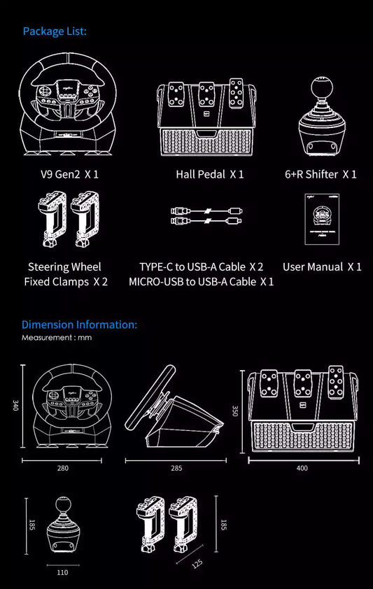 Buy PXN V9 Gen2 Racing Wheel Vmart in Pakistan