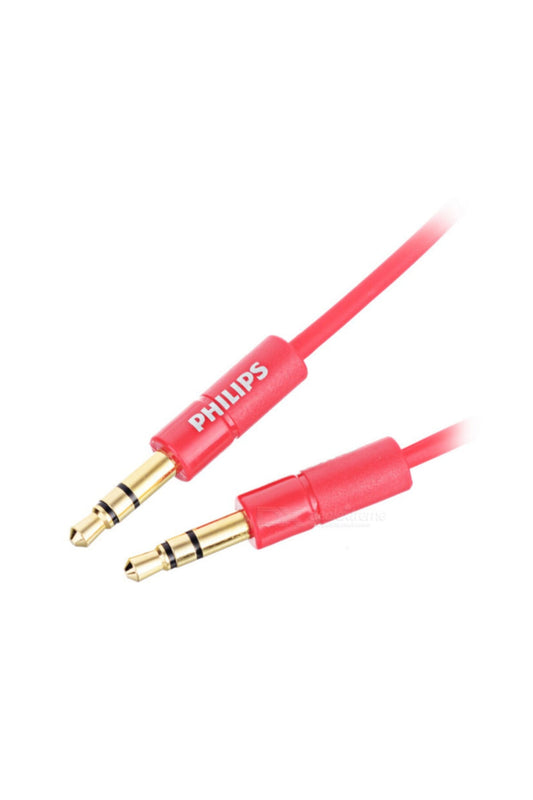 Buy Philips 3.5mm Male to Male Stereo Audio Cable 1m - Red from Vmart in Pakistan