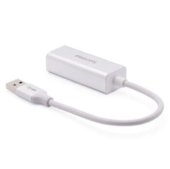 Philips USB3.0 Gigabit wired network card to RJ45 network cable - White