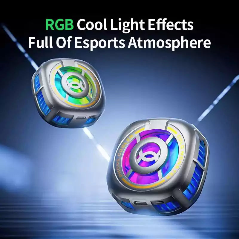 Buy Plextone EX2 Ultra Magnetic Cooling Fan with RGB Light Refrigeration Radiator for Mobile Phones Tablet from Vmart in Pakistan