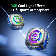 Buy Plextone EX2 Ultra Magnetic Cooling Fan with RGB Light Refrigeration Radiator for Mobile Phones Tablet from Vmart in Pakistan