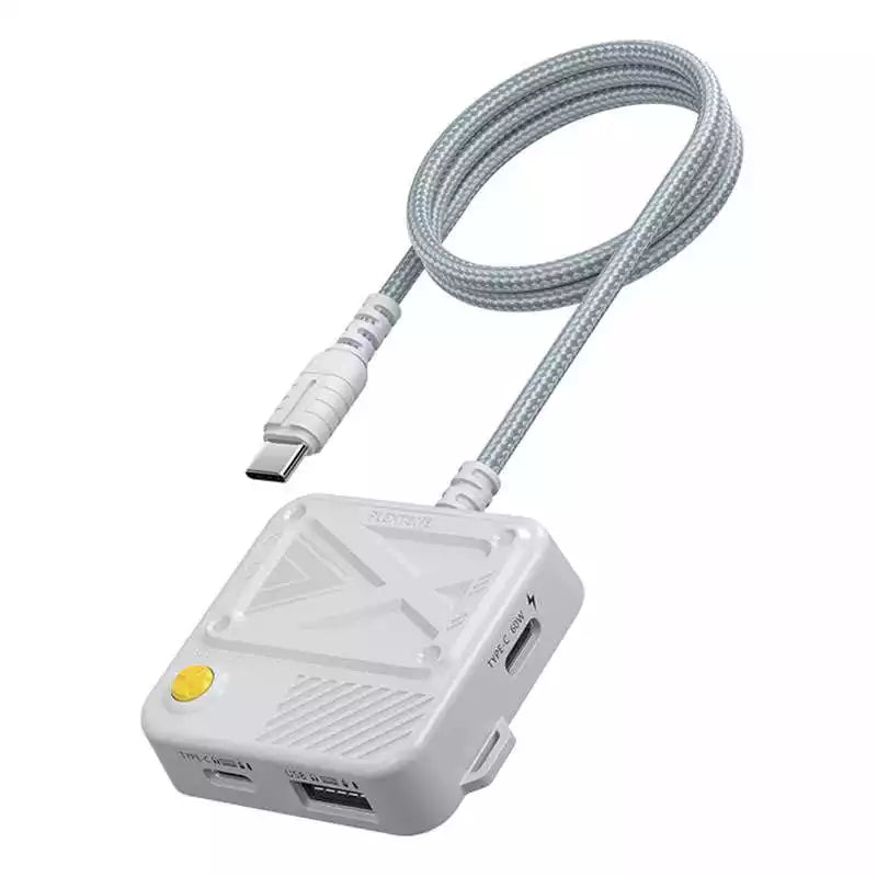 Buy Plextone GS5 5 in 1 Type C Adapter White from Vmart in Pakistan