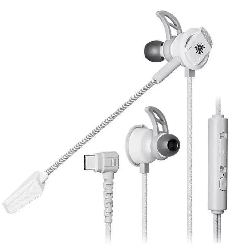 Buy Plextone RX3 Pro Type-C Stereo Wired Gaming Headphones with Dual Microphone White from Vmart in Pakistan