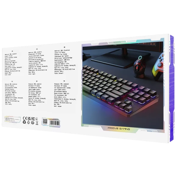 Buy Proove Everfrost Wired USB Gaming Keyboard Black from Vmart in Pakistan