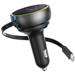 Buy Proove Hammer 81W Car Charger (Type-C + USB) + Retractable Type-C Cable from Vmart in Pakistan