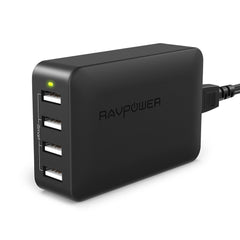 RAVPower RP-UC07 4-Port USB Charger 40W 8A Multi Charge