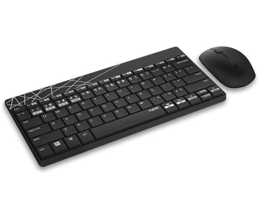 Buy Rapoo 8000M Multi-mode Wireless Keyboard Mouse Combo from Vmart in Pakistan