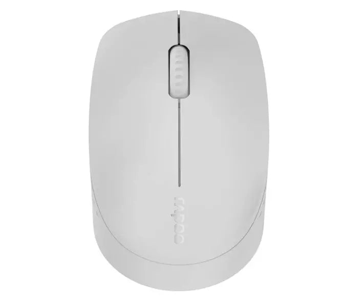 Rapoo M100 Silent Multi-mode Wireless Optical Mouse - Light Grey