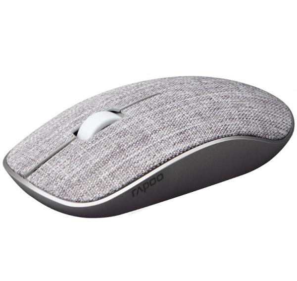 Rapoo M200 Plus Multi-mode Wireless Optical Fabric Mouse Grey