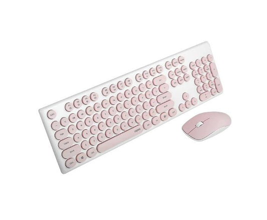 Buy Rapoo X260 Wireless Keyboard and Mouse Combo - Pink from Vmart in Pakistan