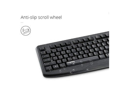 Rapoo nk2500 Wired USB Desktop Keyboard - Black