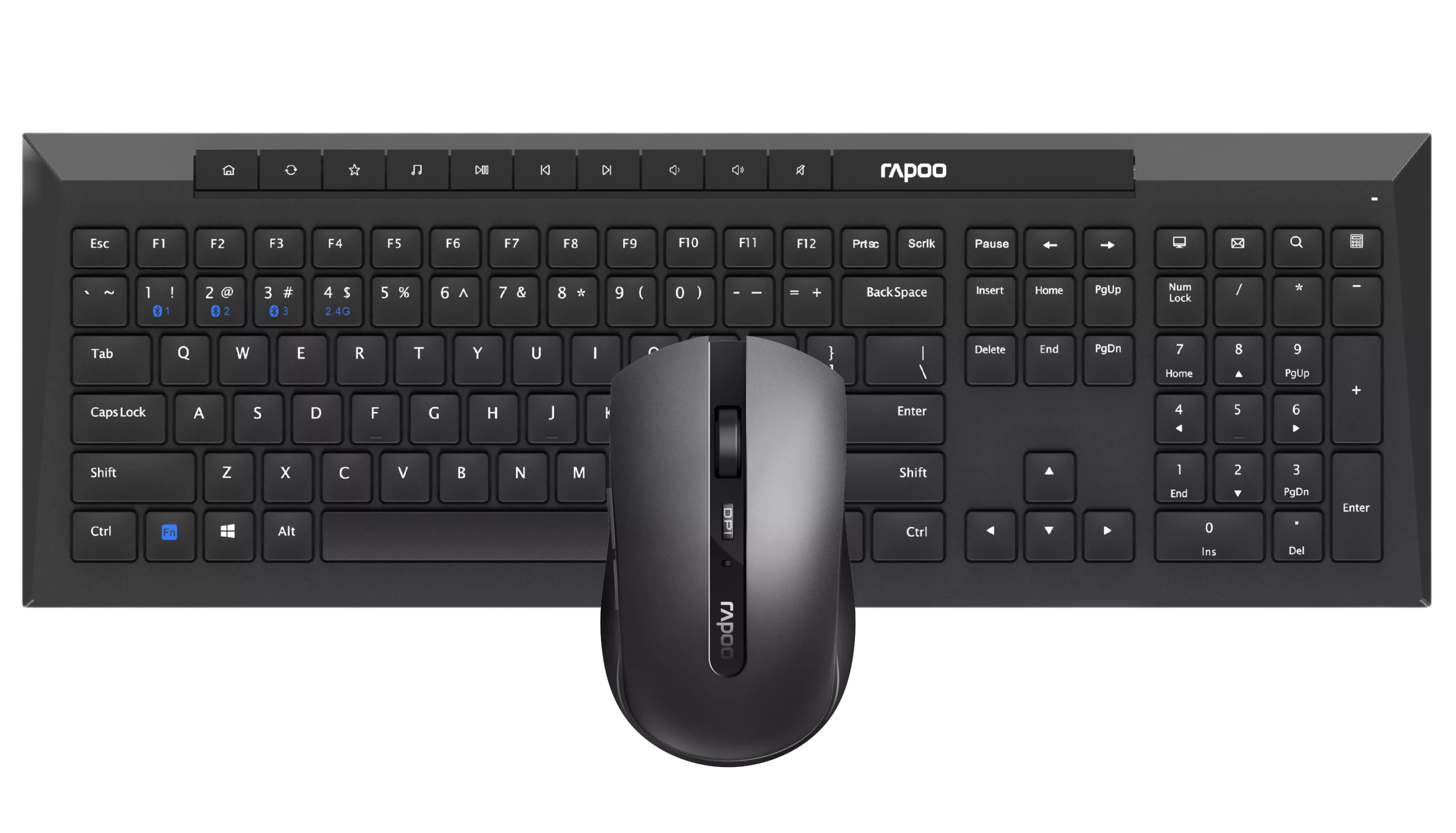 Buy Rapoo 8210M Wireless Keyboard & Mouse Combo Vmart in Pakistan