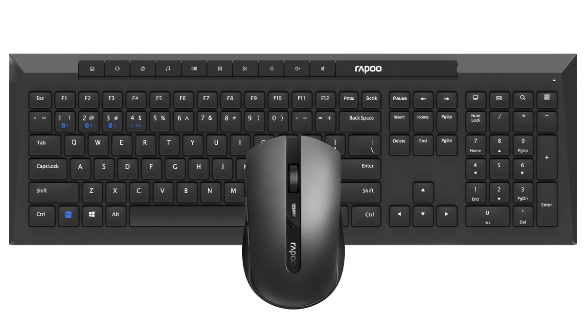 Buy Rapoo 8210M Wireless Keyboard & Mouse Combo Vmart in Pakistan
