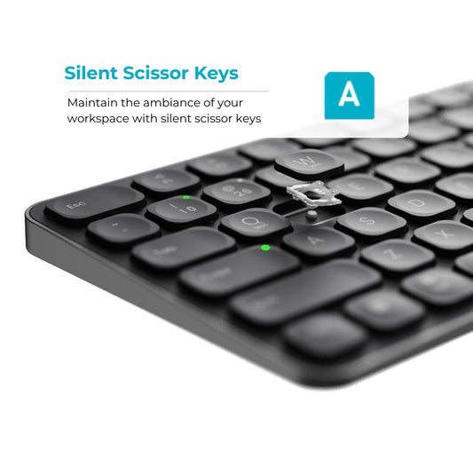 Buy Rapoo 9350S Premium Wireless Keyboard & Mouse Combo Dark Grey Vmart in Pakistan