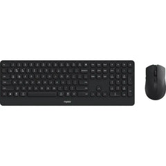 Buy Rapoo 9510M Multi-Mode Wireless Optical Mouse & Keyboard US Dark Grey Vmart in Pakistan
