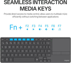 Buy Rapoo E900T Mini Wireless Keyboard with Touchpad from Vmart in Pakistan