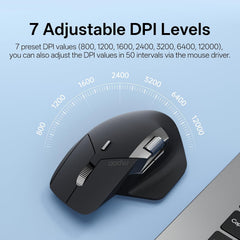 Buy Rapoo MT760 Pro Wireless Mouse with NearLink Matte Black from Vmart in Pakistan