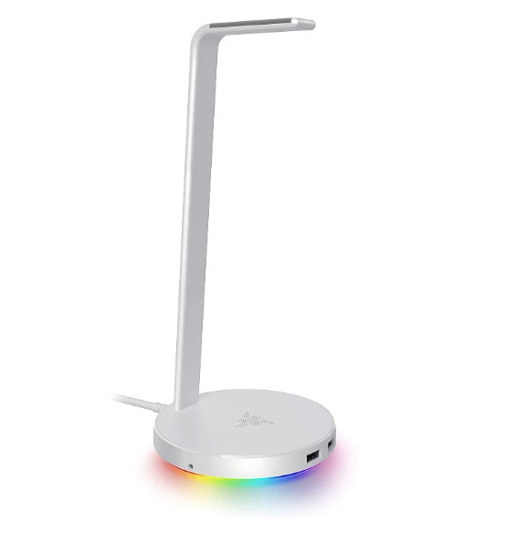 Razer Base Station V2 Chroma Headset Stand USB Hub - Mercury White