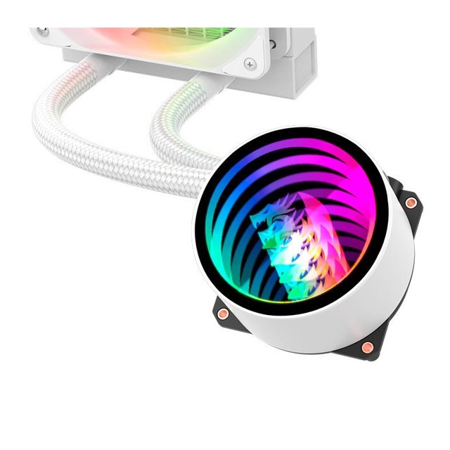 Redragon CCW-3011W RGB Liquid CPU Cooler - White