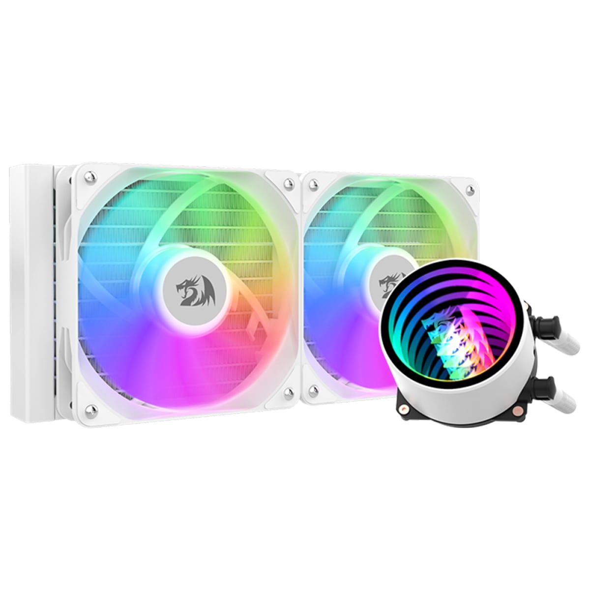 Redragon CCW-3011W RGB Liquid CPU Cooler - White