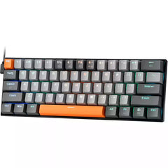 Redragon Caraxes K644 GG-RGB 60% Wired Mechanical Gaming Keyboard Black Gray