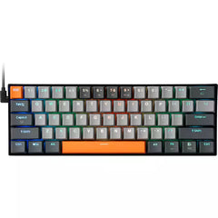 Redragon Caraxes K644 GG-RGB 60% Wired Mechanical Gaming Keyboard Black Gray