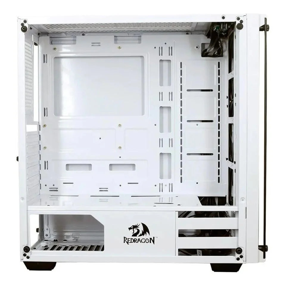 Redragon GC-606 Wheel Jack RGB Gaming PC Case White