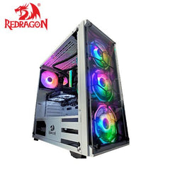 Redragon GC-606 Wheel Jack RGB Gaming PC Case White