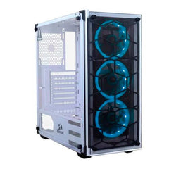 Redragon GC-606 Wheel Jack RGB Gaming PC Case White