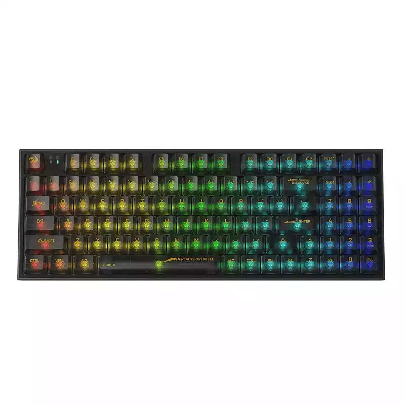 Redragon IRELIA K658 Pro 90% Full-Transparent Keyboard - Black