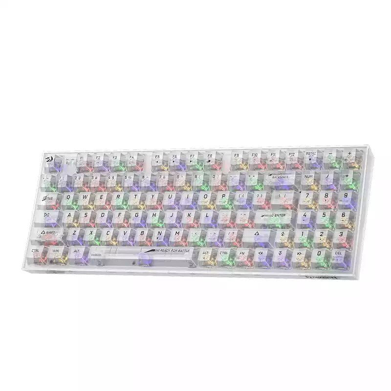 Redragon IRELIA K658 Pro 90% Full-Transparent Keyboard - White